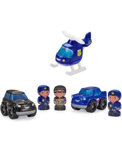 Set de jucării Ecoiffier Abrick - Secția de poliție - 2