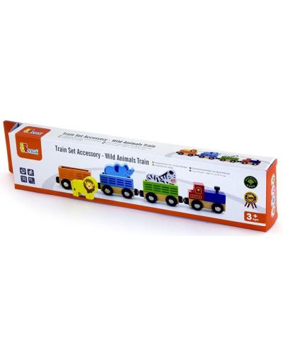 Set de jucării Viga - Wild Animal Train - 1