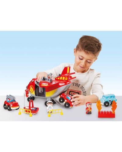 Ecoiffier Abrick - Set de jucării camion de pompieri - 6