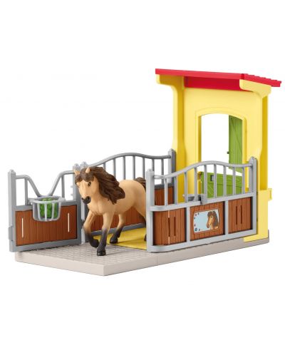 Set de jucării Schleich Farm World - Pony Box cu ponei islandez - 2