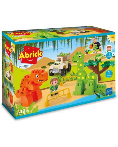 Set de jucării Ecoiffier Abrick - Dinosaur Park - 6