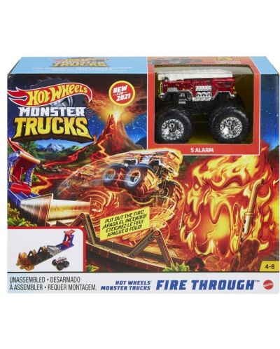 Hot wheels top monster fire truck