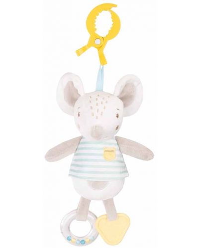 Cărucior de jucărie cu clip KikkaBoo Joyful Mice - 1