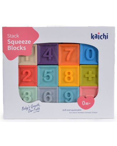 Jucarii de baie Kaichi - Squeeze Cubes - 2