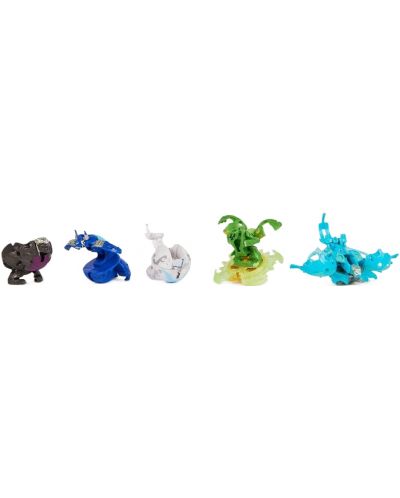 Set joc  Bakugan - Special Attack Ventri, Dragonoid, Titanium Bruiser, Titanium Trox, Smoke - 3