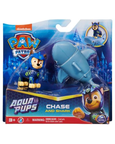 Spin Master Paw Patrol - Aqua Chase cu rechinul - 1