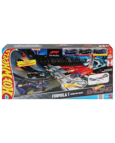 Set de joacă Hot Wheels Racing - Grand Prix Track Set, Formula 1