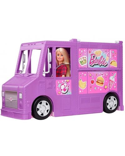 Set de joc Barbie Mattel - Camion culinar - 1