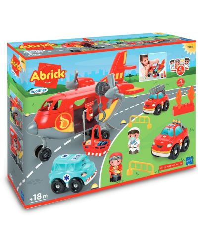 Ecoiffier Abrick - Set de jucării camion de pompieri - 7