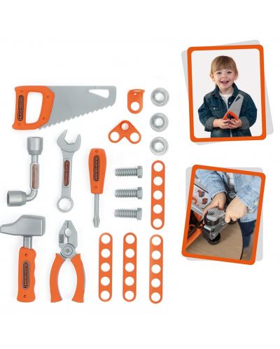 Set de joaca  Smoby - Unelte pentru copii Black + Decker - 2