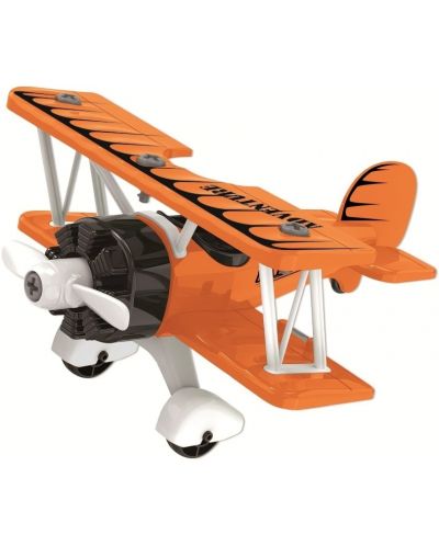 Jucărie de construcție  RS Toys - Avion biplan - 1