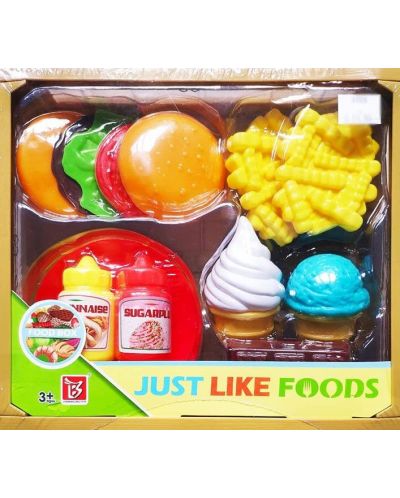 Raya Toys - Set de jucării Food Box Burger și înghețată - 2