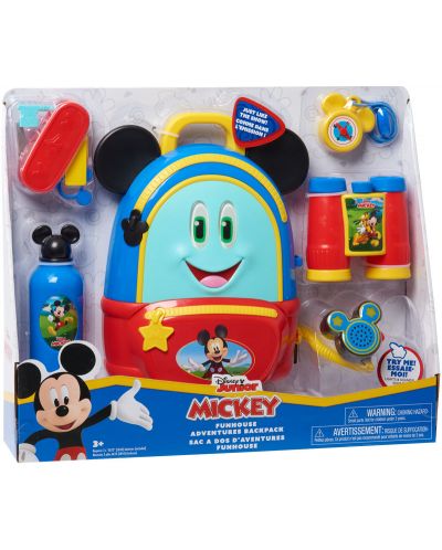 Set de joacă Just Play Disney Junior - Rucsac Mickey Mouse cu accesorii - 2