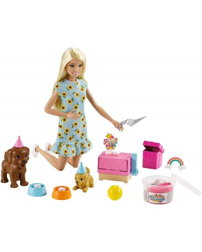Set de joaca Mattel Barbie - Petrecere de catei - 2