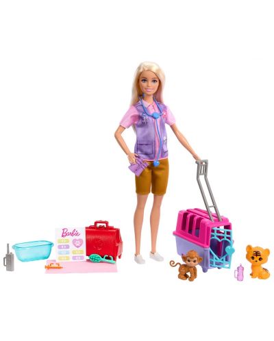 Set joc Barbie - Barbie veterinară, cu accesorii - 3