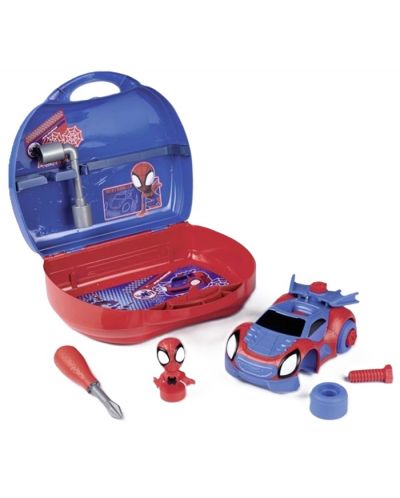 Set de joaca  Smoby -Mașină într-o servietă, Spidey - 1