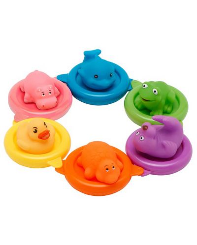 Vital Jucării de baie pentru copii - Animale colorate  - 1