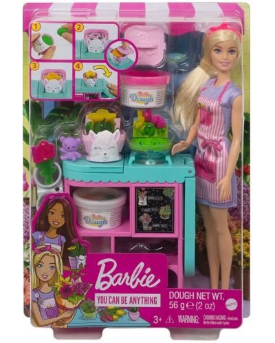 Set de joaca Mattel Barbie - Magazin de flori - 2