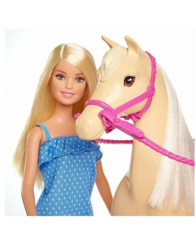 Set de joaca Mattel Barbie -Barbie si cal - 3