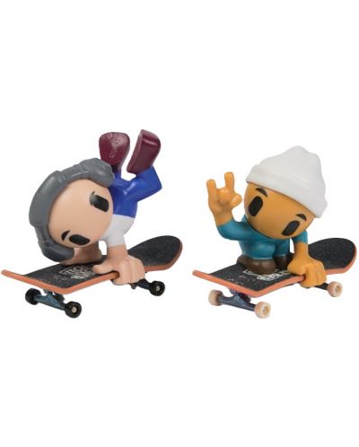 Set de joc Tech Deck SK8 Crew - Skateboard pentru degete cu figurine, gri/alb - 2