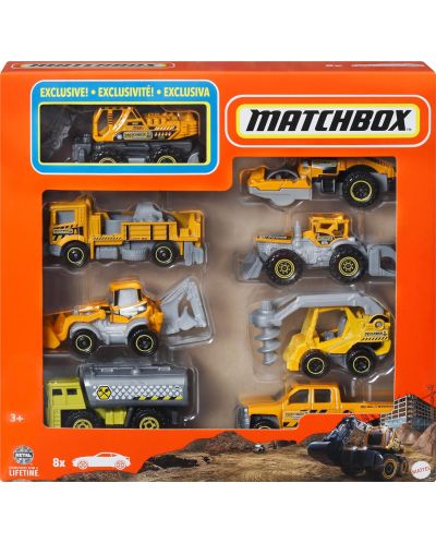 Set joc Matchbox - Vehicule, 8 bucati, sortiment - 2