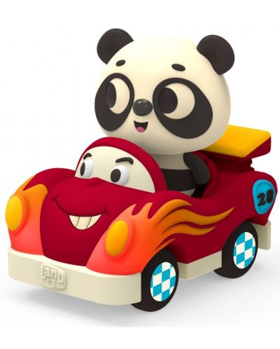 Set de joaca Battat - Automobil sport si panda - 1