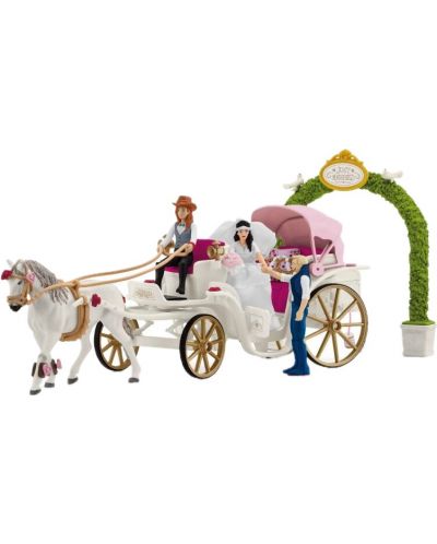 Set joc  Schleich - Căruță de nuntă - 1