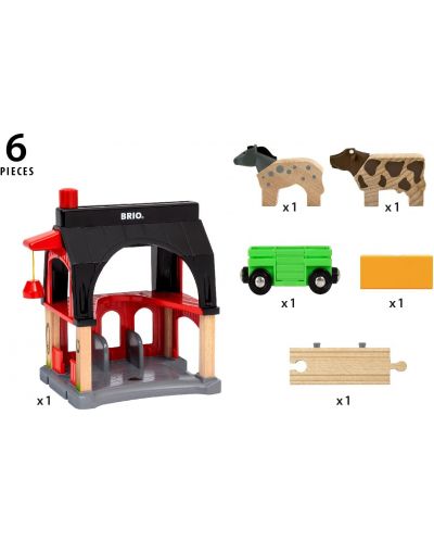 Set de jucării Brio World - Parc de joacă pentru animale - 6