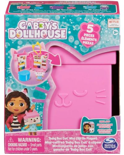 Set joc Gabby's Dollhouse - Căsuță, Baby Box Cat - 6