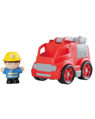 Set de joacă PlayGo - Mașină de pompieri cu figurină - 1