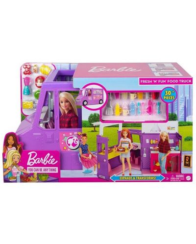 Set de joc Barbie Mattel - Camion culinar - 4