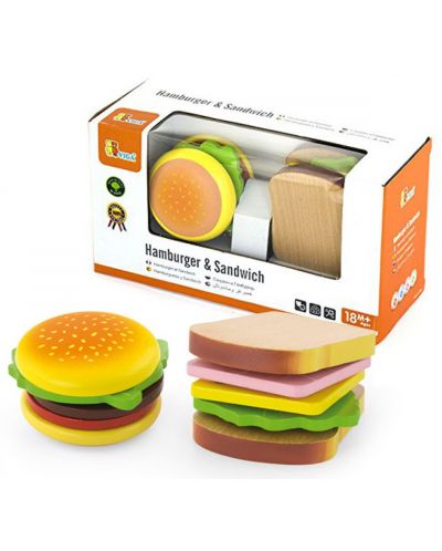Set de jocuri Viga - Hamburger și Sandwich  - 2