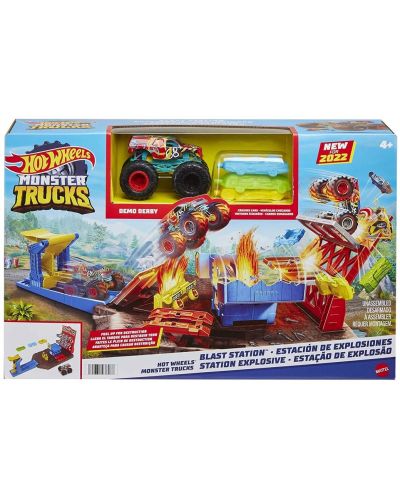 Set de joc Hot Wheels Monster Trucks - Explozia - 2