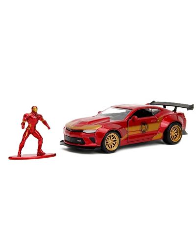 Set de joaca  Jada Toys - Iron Man cu Chevrolet Camaro, 1:32 - 2