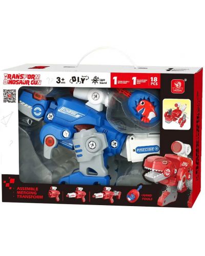 Felyx Toys - Set de joacă cu armă de dinozaur transformator - 1