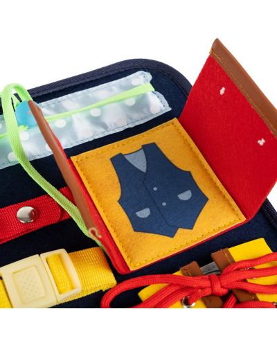 Set de joacă Iso Trade - tablă Montessori pentru manipularea senzorială - 2