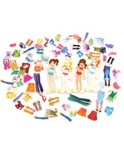Acool Toy Set - Magnetic Dress Up Figures - 1