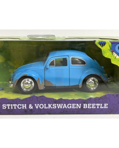 Set de joacă Jada Toys Disney - Lilo and Stitch, mașină 1959 VW Beetle, 1:32 - 2