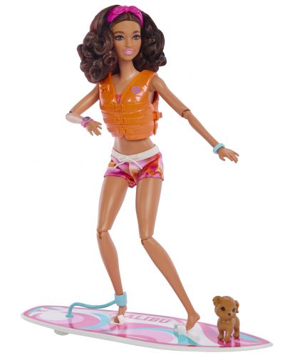 Barbie play set - Barbie cu placa de surf - 2