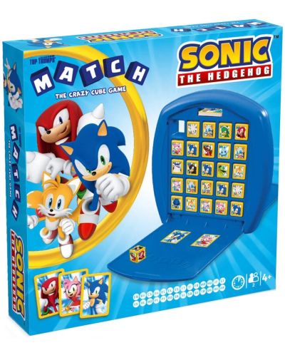 Joc cu cărți și cuburi Top Trumps Match - Sonic - 1