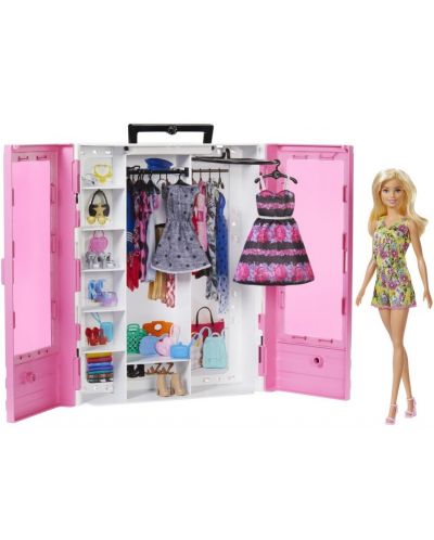 Set de joaca Mattel Barbie -Dulap cu accesorii - 1