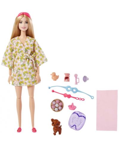 Set de joc Barbie Wellness - Timp pentru pedichiură - 1