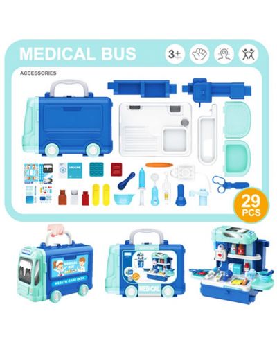 Bowa Set de jucării 3 în 1 - Cabinet stomatologic într-un autobuz - 4