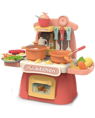 Raya Toys - Mini bucătărie, coral - 1
