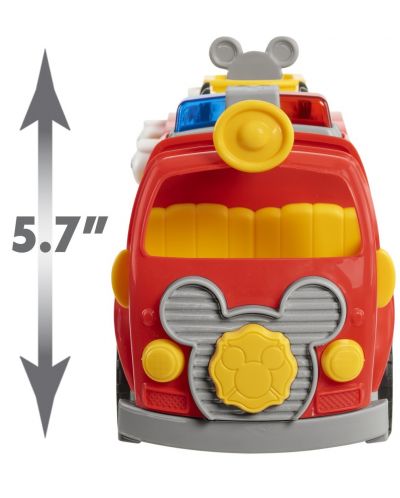 Set de joacă Just Play Disney Junior - Camionul de pompieri al lui Mickey Mouse, cu figurine - 5