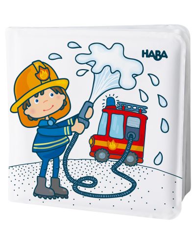 Haba Jucărie de baie - Carte magică, pompieri - 1