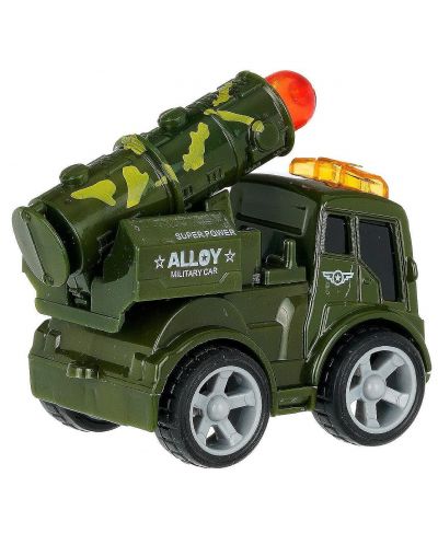 Set de jucării GT - Camioane militare cu inerție, 4 piese - 3