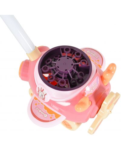 Jucărie cu bule de săpun Moni Toys - Avion, Pink Flyer - 5