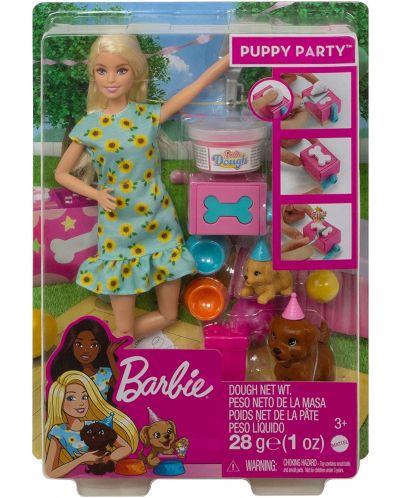 Set de joaca Mattel Barbie - Petrecere de catei - 1