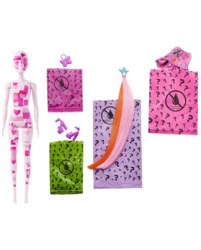 Set de joacă Barbie Color Reveal - Totally Denim, asortiment - 3
